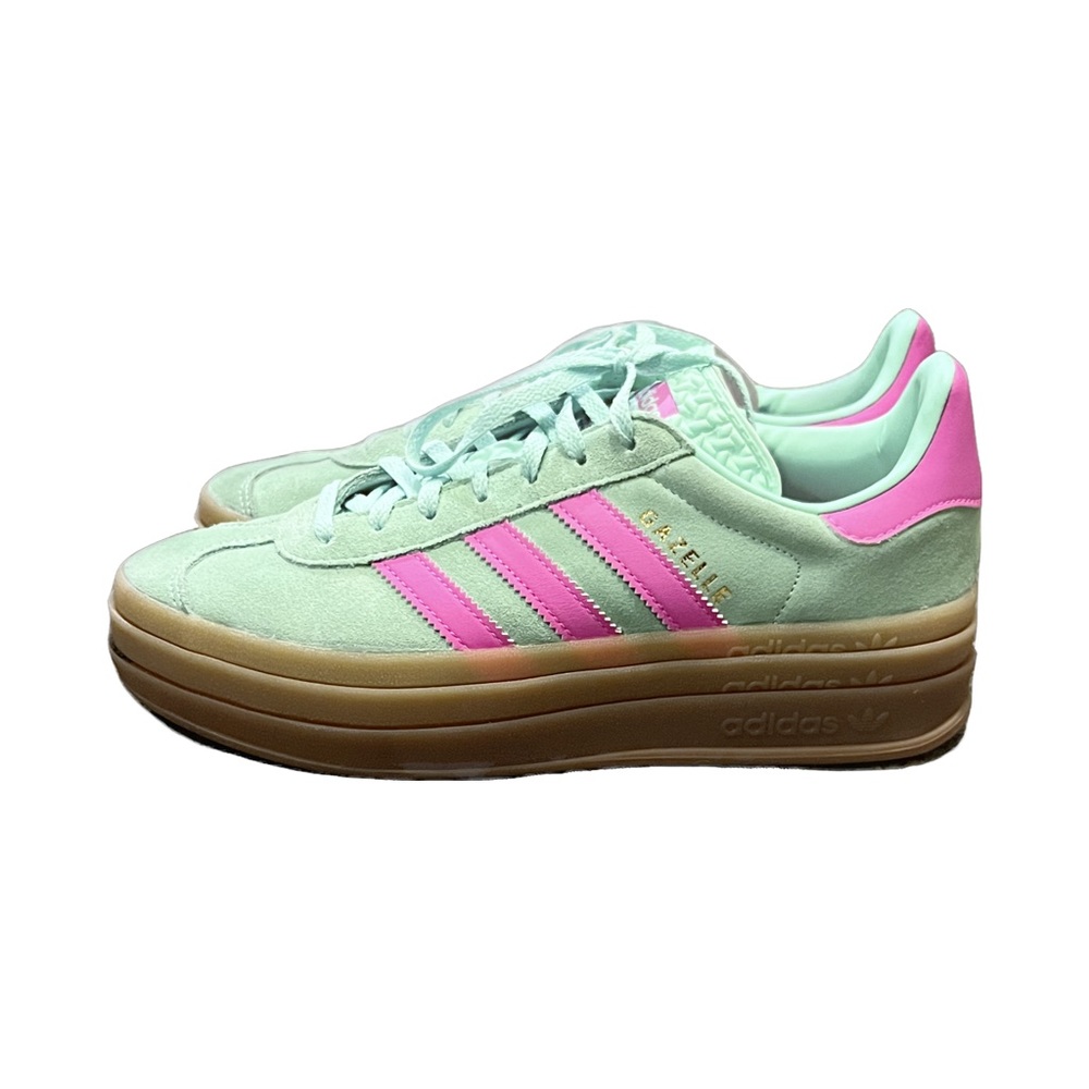 Adidas Women's Gazelle Mint Green - Picture 2 of 4